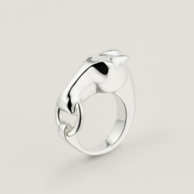 Chaine d'ancre Enchainee ring, large model | Hermès Hong Chaine d'ancre Enchainee ring, large model | Hermès Hong